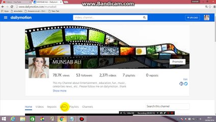 How to upload Thumbnail on your dailymotion Channel video