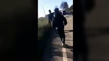Gang of youths 'film themselves beating up defenceless teen before sending video to his brother