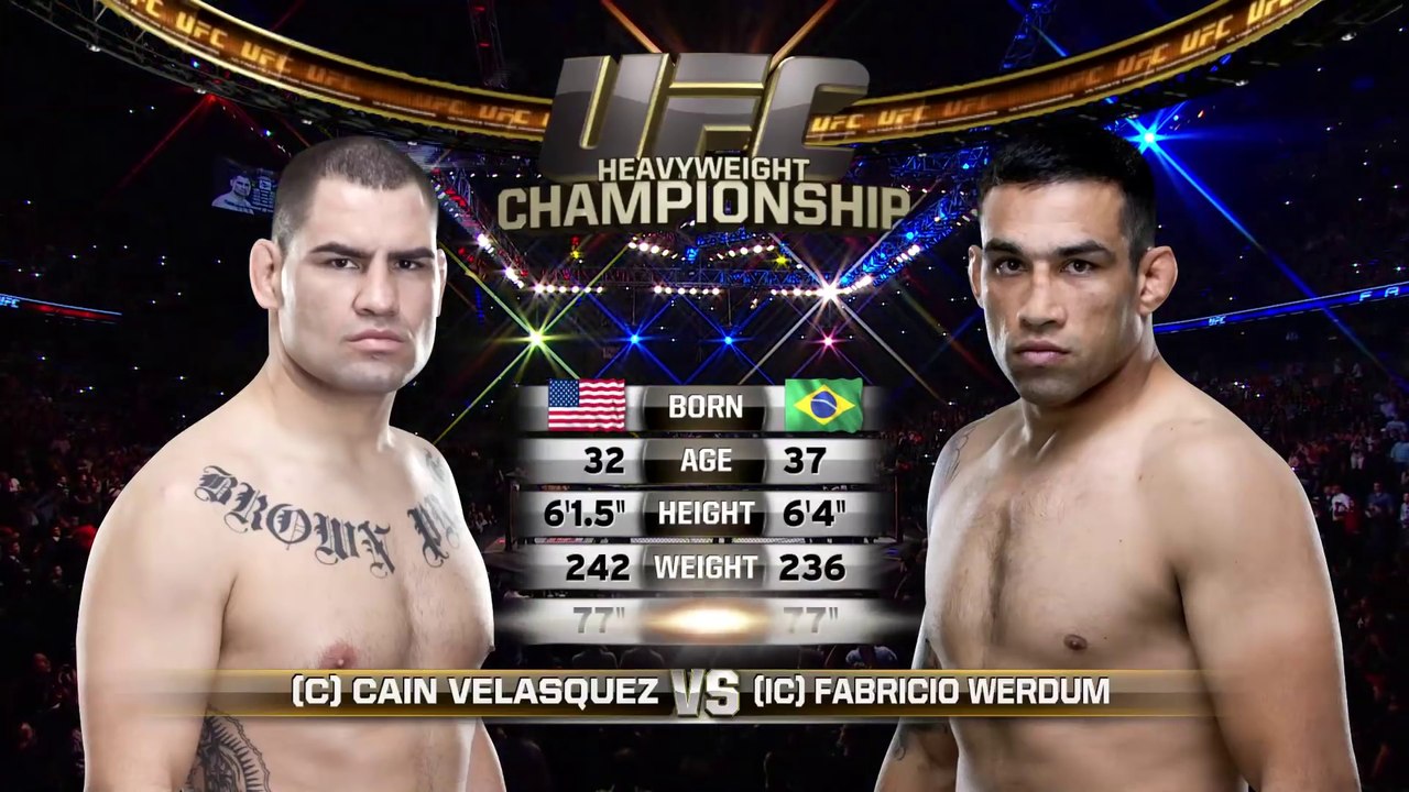 U F C 198: Fabricio Werdum vs Cain Velasquez