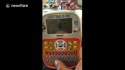 Children's toy appears to say the F word