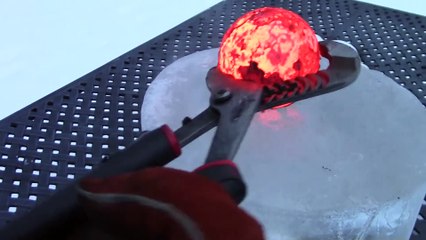 Red Hot Cannonball in Water/Ice