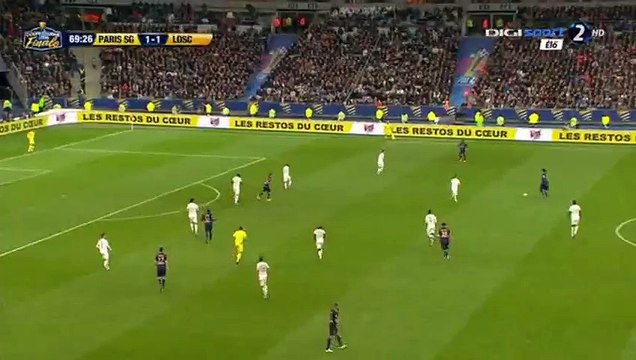 Adrien Rabiot Red Card HD - PSG 1-1 Lille - 23-04-2016