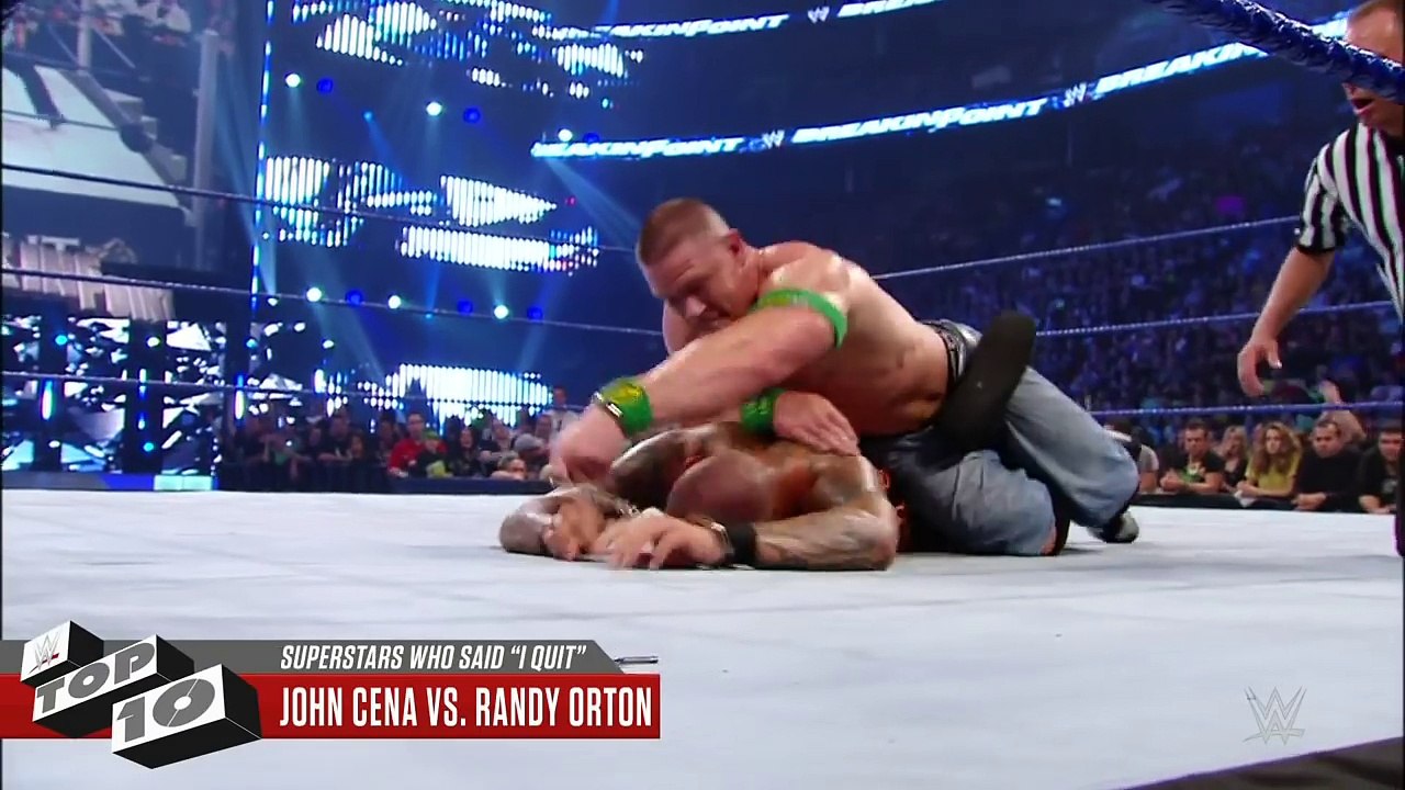 Superstars Who Said  I Quit   WWE Top 10, May 2, 2015