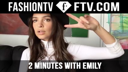 2 Minutes With Emily Ratajkowski for LOVE | FTV.com