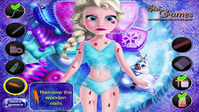 Injured Frozen Elsa - Frozen Elsa Games - Elsa Doctor Game for Girls