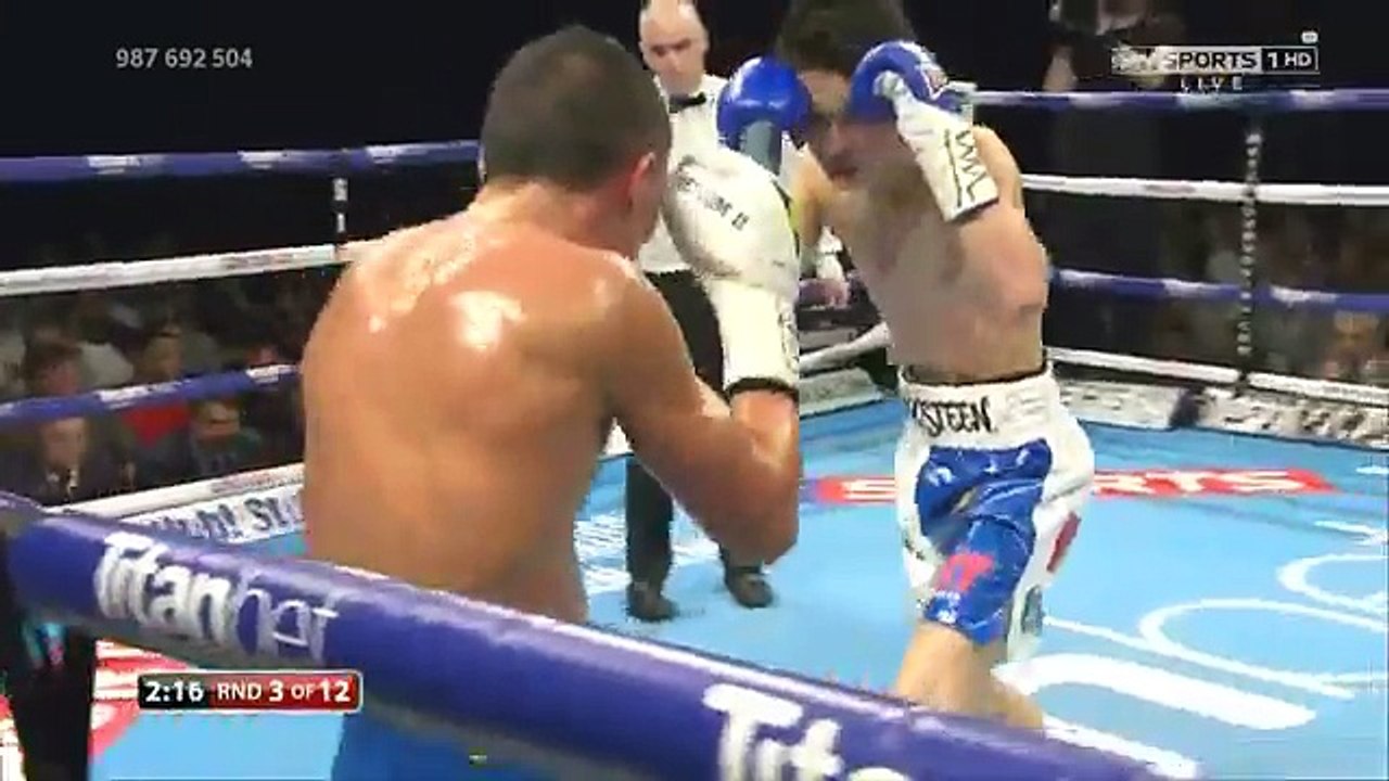天笠尚vsジョショ・ウォーリントン