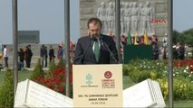 Çanakkale Kara Savaşlarının 101 ?nci Yıldönümü Nedeniyle Gelibolu Yarımadasında Şehitler Abidesinde...