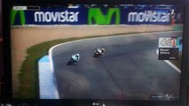 Miguel Oliveira crash Moto2 #Spanish GP Jerez De La Frontera 24-04-2016