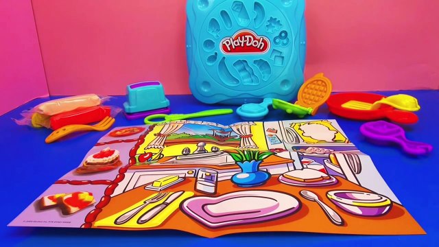 Play Doh Breakfast Set | Faire un petit déjeuner avec de la pâte à modeler Play Doh | Démo