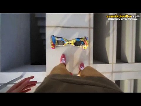 Aklını Peynir Ekmekle Yemiş Elemanın Hoverboard Gösterisi