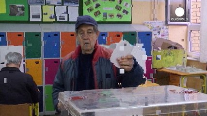 Sırbistan'da halk sandık başında