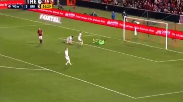 Western Sydney Wanderers vs Brisbane Roar FC Santalab Goal Australian A-League 24-04-2016 HD