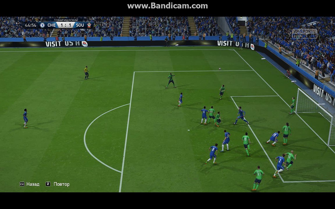 BPL 6 Тур. Челси - Саутгемптон. 2:1. Willian, 45+2'
