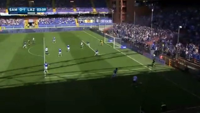 Filip Dordevic Goal - Sampdoria 0-1 Lazio - 24.04.2016