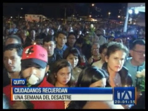 Ciudadanos recuerdan una semana del desastre