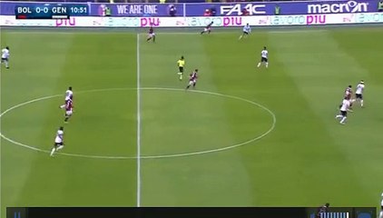 Giaccherini GOAL  1 : 0 Bologna vs Genoa  24/April/2016