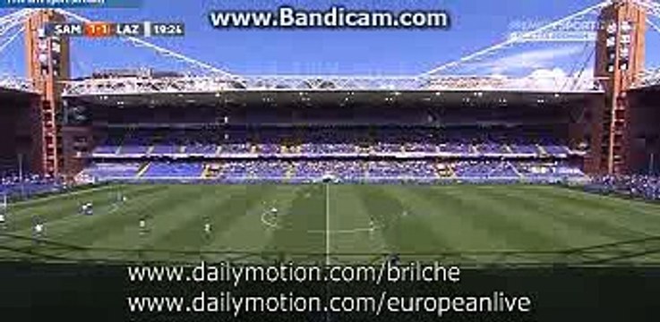 1-1 Fernando goal - Sampdoria v. Lazio - 24.04.16
