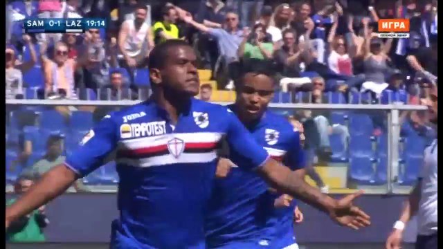 1-1 Fernando Goal - Sampdoria v. Lazio 24.04.2016 HD