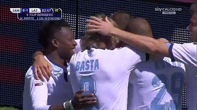 Filip Dordevic Goal HD - Sampdoria 0-1 Lazio - 24-04-2016