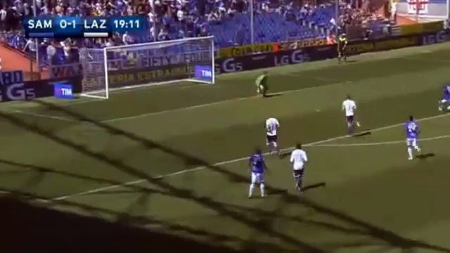 Gol Fernando Sampdoria 1 - 1 Lazio 24.04.2016 GOAL