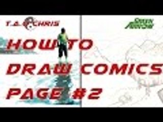 The Worlds fastest comic art tutorial | The Arrow Year one Pg 2