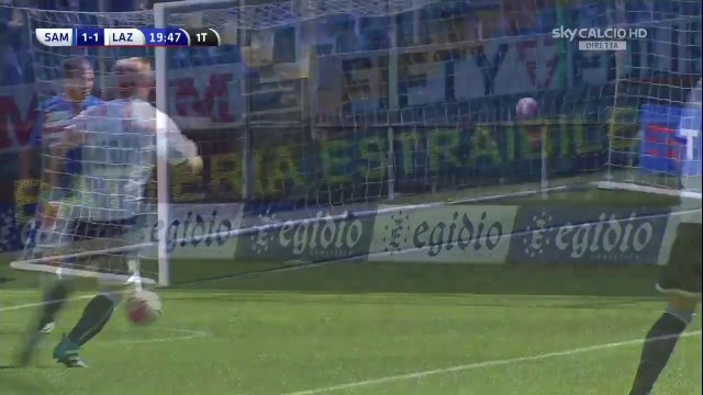 Fernando Goal HD - Sampdoria 1-1 Lazio - 24-04-2016