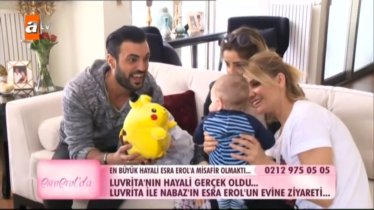 Luvrita ile Nabazın Esra Erolun evine ziyareti - Esra Erolda 150. Bölüm - atv