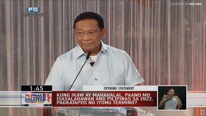 Binay on the state of Philippines after his presidency