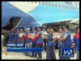Azuay envía donaciones vía aérea hasta Manabí para agilitar entrega