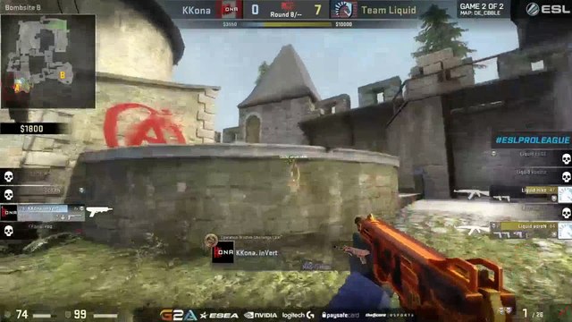 Team Liquid vs KKona - ESL Pro League BO1 [cobblestone]