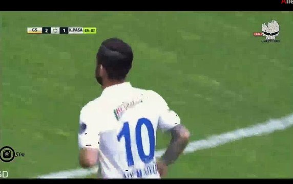 Selcuk Inan Goal - Galatasaray 3 - 1 Kasimpasa Turkey - 1st Lig