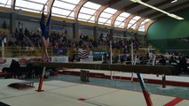 Les gymnastes morlaisiennes sur la poutre