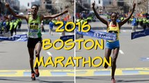 Ethiopian Runners Sweep Boston Marathon! (2016)