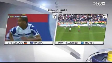 Ngando GOAL 0 : 1 Ajaccio vs Bastia 24/April/2016