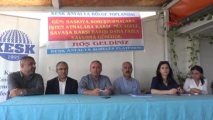 Antalya Kesk 1 Mayıs İçin Meydanlara Çağırdı