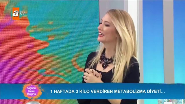 1 haftada 3 kilo verdiren metabolizma diyeti - Sağlıklı Mutlu Huzurlu 49. Bölüm - atv