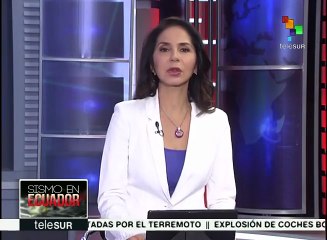 Ecuador agradece a China por su ayuda inmediata tras el terremoto