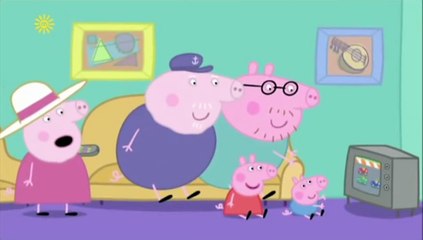 Peppa Pig And Georges Racing Car