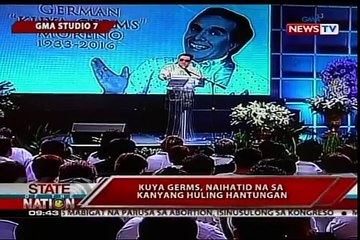 SONA: Kuya Germes, naihatid na sa kanyang huling hantungan