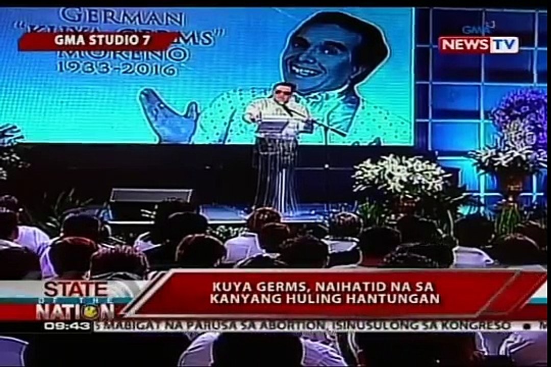 SONA: Kuya Germes, naihatid na sa kanyang huling hantungan