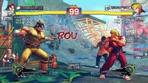 Batalla de Ultra Street Fighter IV: T. Hawk vs Ken