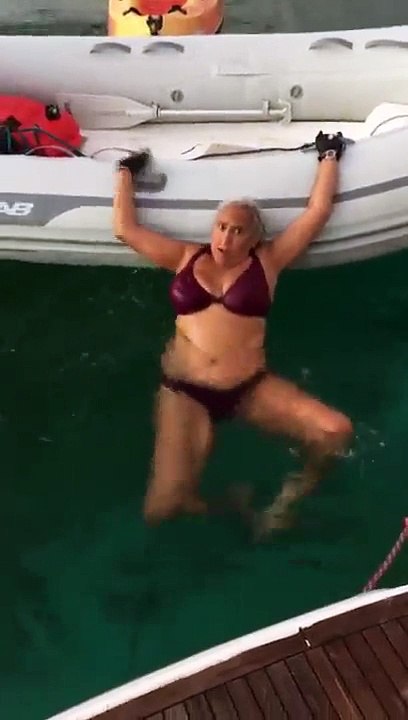 How To Get Out of the Water and Into the Boat When You're 50 and Have Weak Hands