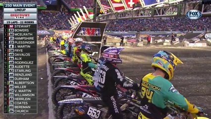 AMA Supercross 2016 Rd 15 Foxborough - 250 EAST Main Event HD 720p (Monster Energy SX, 250 EAST - round 7)