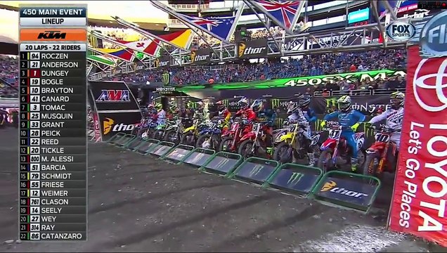 AMA Supercross 2016 Rd 15 Foxborough - 450 Main Event HD 720p (Monster Energy SX round 15)