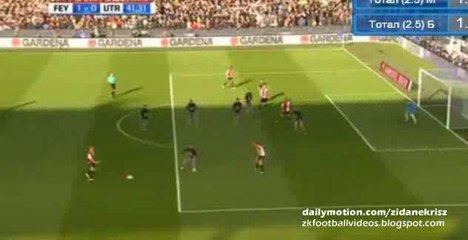 Michiel Kramer 1:0 Super Goal - Feyenoord v. Utrecht KNVB Final 24.04.2016