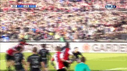 Скачать видео: Michiel Kramer  Goal - Feyenoord 1 - 0 FC Utrecht