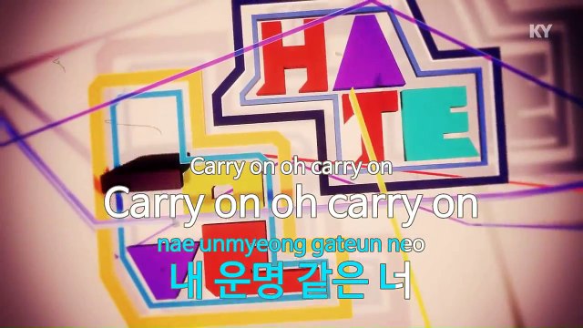 [노래방 / 반키내림] Carry On (드라마신의) - 알리 (ALI / KARAOKE / MR / KEY -1 / No.KY47843)