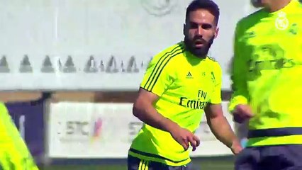 Manchester City vs Real Madrid First training session