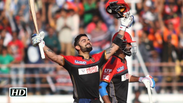 IPL 9 RCB vs GL Virat Kohlis maiden T20 century 100 off 63 balls