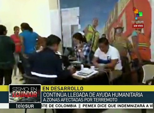 En Ecuador siguen con el recuento de los daños del sismo
